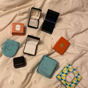 Jewelry boxes and holders (new condition)